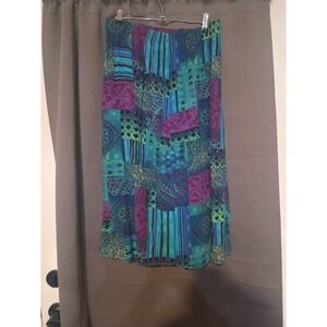 Fritzi of California Abstract Skirt, Women's‎ Petite Small Skirt, Vintage Floral